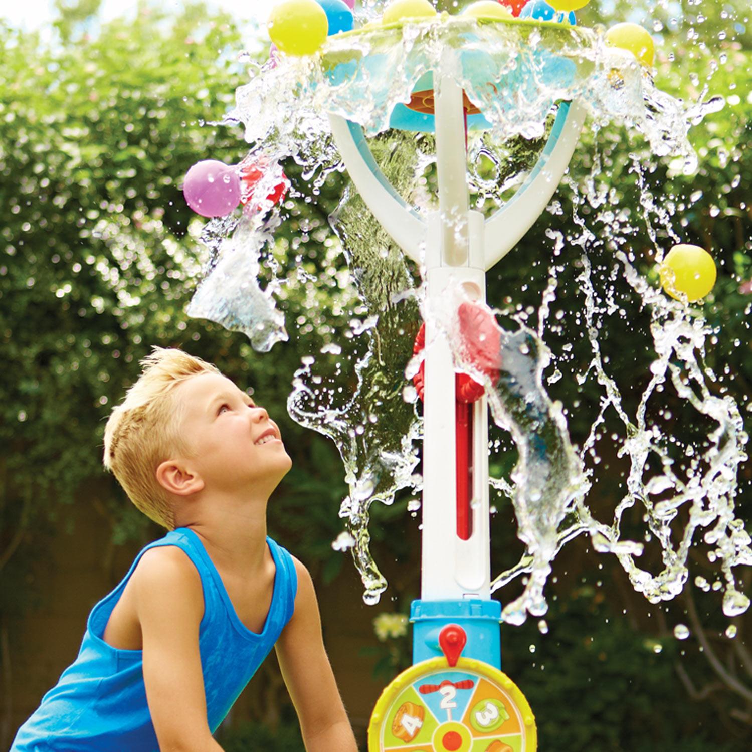 Connect a hose to enhance the play with water!